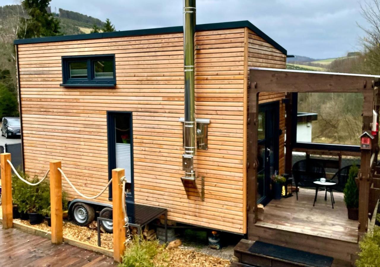 Vila Tiny House Klitzeklein Am Waldrand Von Elpe Olsberg Exteriér fotografie