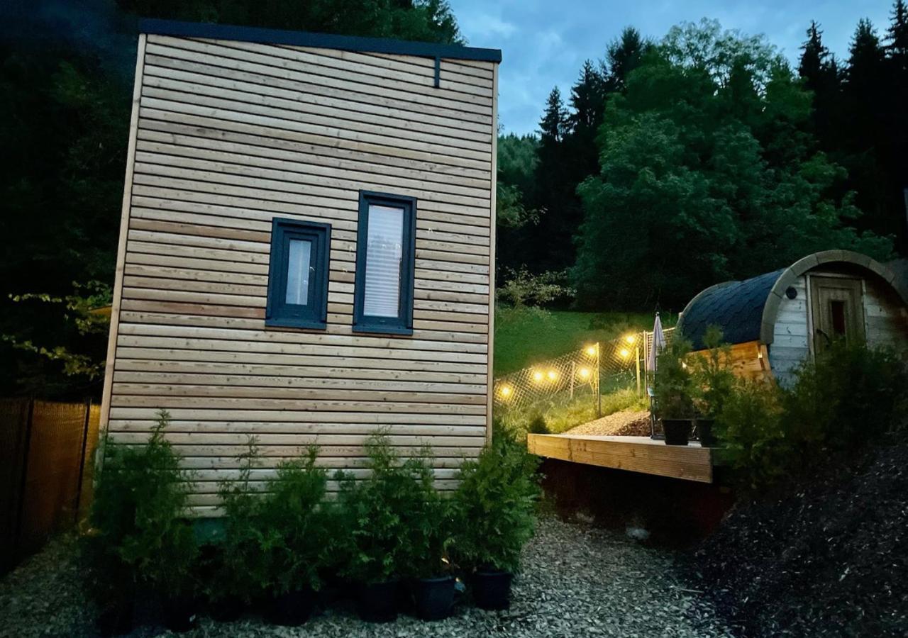 Vila Tiny House Klitzeklein Am Waldrand Von Elpe Olsberg Exteriér fotografie